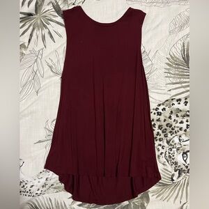 A New Day Burgundy Tank top
